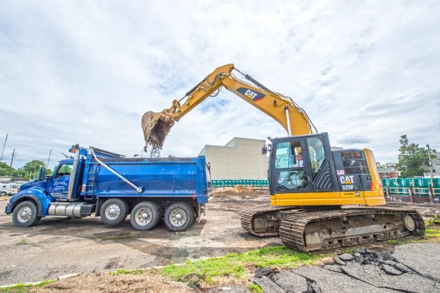 Excavation Begins at Westbury North Parking Structure - 07-03-19