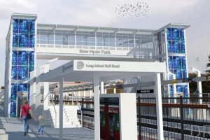 Potential Station Improvement Rendering: New Hyde Park Station