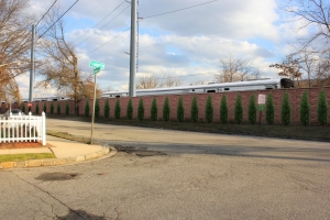 <span class="noise tag"></span>Illustrative Rendering of Sound Attenuation Wall - Costar Street, Westbury