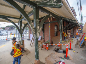 Farmingdale Station Construction Update 08-20-2018
