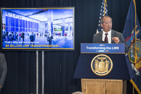 LIRR President Phillip Eng co-announces the Double Track  Opening and Wyandanch Rededication 09-21-2018